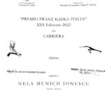 Premio alla Carriera – Franz Kafka – 2022